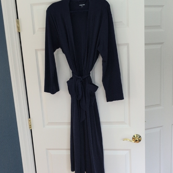 Lands' End Other - Lands' End Navy Long Women's Robe with Tie Waist